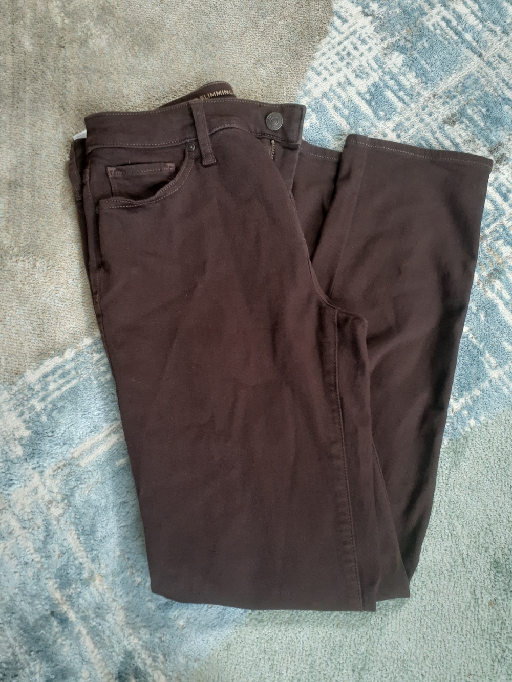 Chico's Brown So Slimming Girlfriend Slim Leg Ankle Jeans